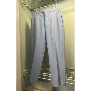 IZOD English Blue Stretch Oxford Golf / Dress Pants Boys/Men'sSz 20, 32” X 31.75